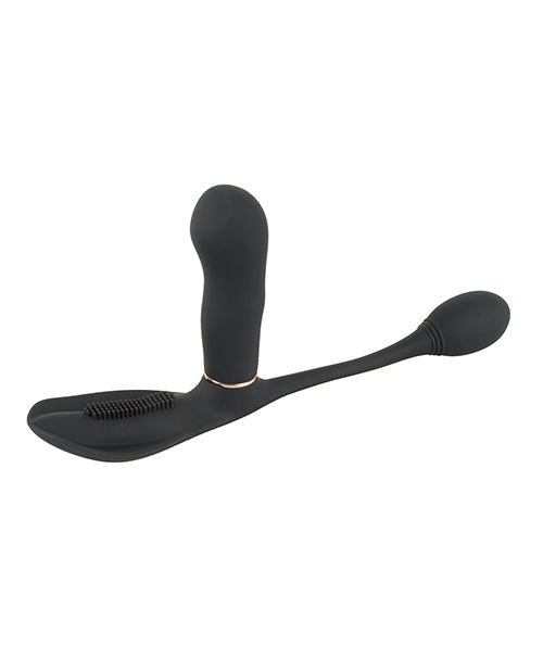 Gogasm Pussy & Ass Vibrator - Black - LUST Depot