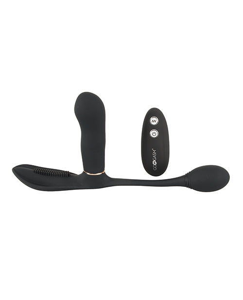 Gogasm Pussy & Ass Vibrator - Black - LUST Depot