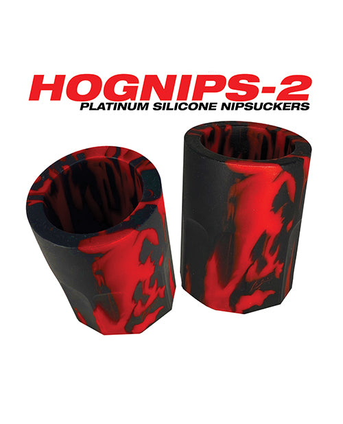 Oxballs Hognips 2 Nipple Suckers - Red-black - LUST Depot