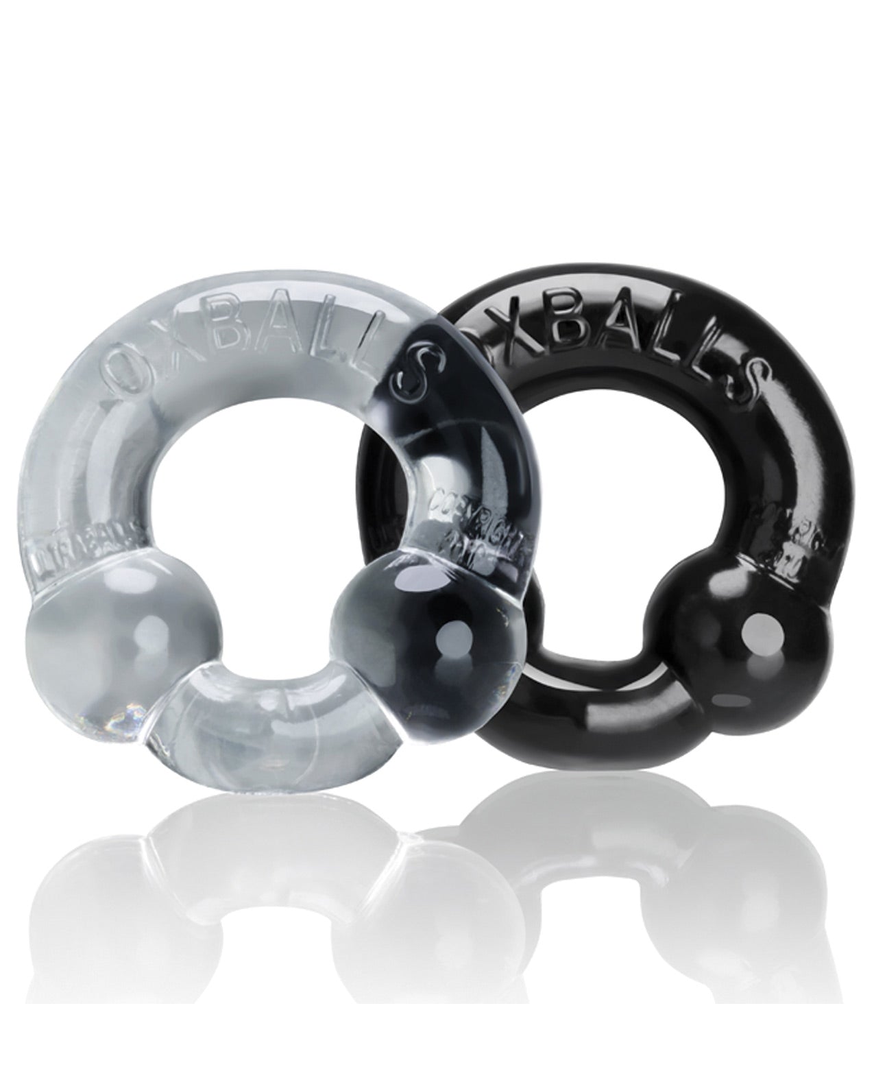 Oxballs Ultraballs Cock Rings - Black-police Blue Pack Of 2 - LUST Depot