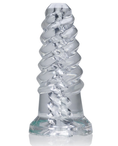 Oxballs Screwed Super Squish Corkscrew Jack Off Toy - Clear - LUST Depot