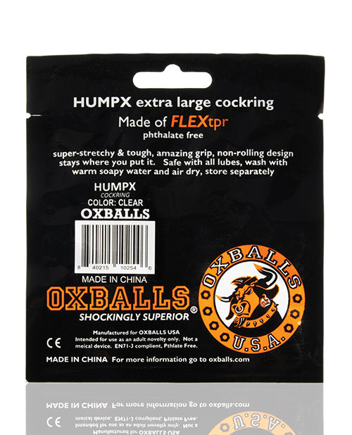 Oxballs Humpx Cockring - Clear - LUST Depot