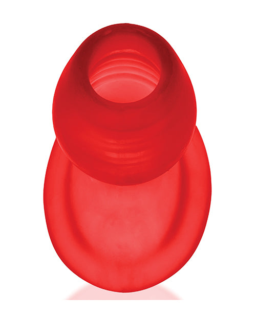 Oxballs Glowhole 2 Hollow Buttplug W-led Insert Large - Red Morph - LUST Depot