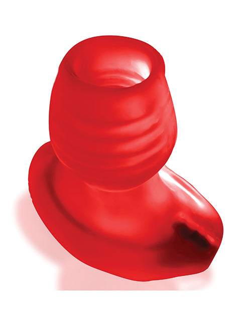 Oxballs Glowhole 2 Hollow Buttplug W-led Insert Large - Red Morph - LUST Depot