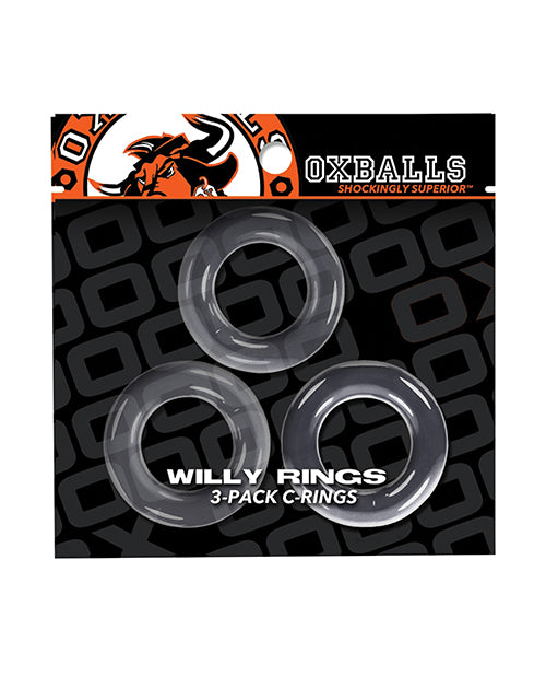 Oxballs Willy Rings - Clear Pack Of 3 - LUST Depot