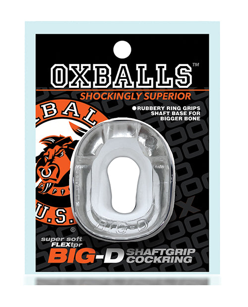 Oxballs Big D Cockring - Clear - LUST Depot