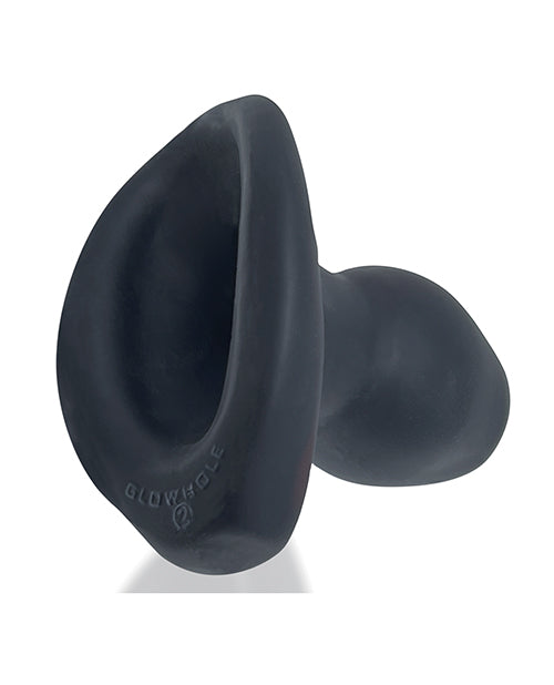 Oxballs Morphhole 2 Gaper Plug Large - Black Ice - LUST Depot