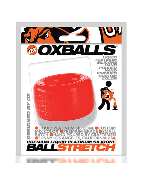 Oxballs Silicone Ball T Ball Stretcher - Red - LUST Depot