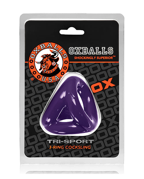 Oxballs Tri Sport Cocksling - Eggplant - LUST Depot