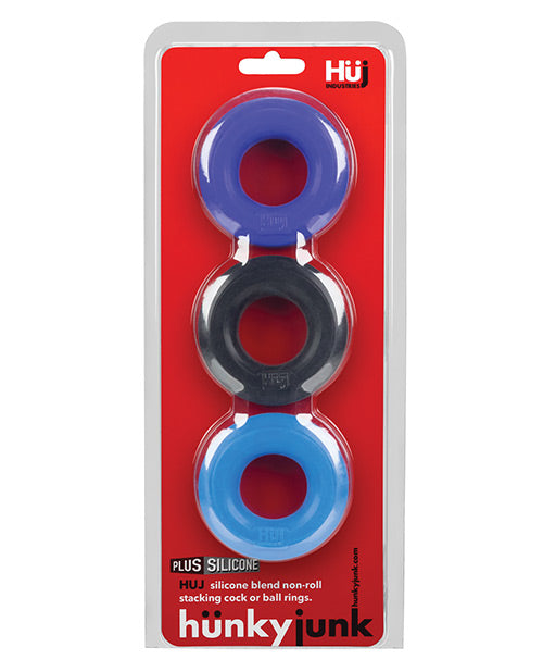 Hunky Junk C Ring Multi Pack - Asst. Colors Pack Of 3 - LUST Depot