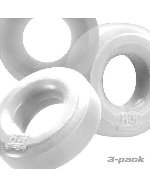 Hunky Junk 3 Pack C Ring - White Ice - LUST Depot