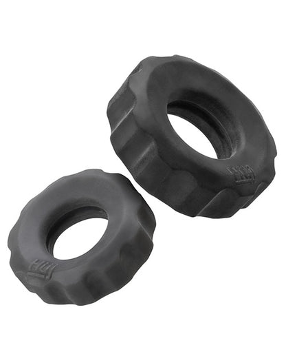 Hunky Junk Cog Ring 2 Size Double Pack - Tar & Stone Pack Of 2 - LUST Depot