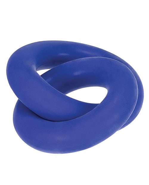 Hunky Junk Duo Linked Cock & Ball Rings - Cobalt - LUST Depot