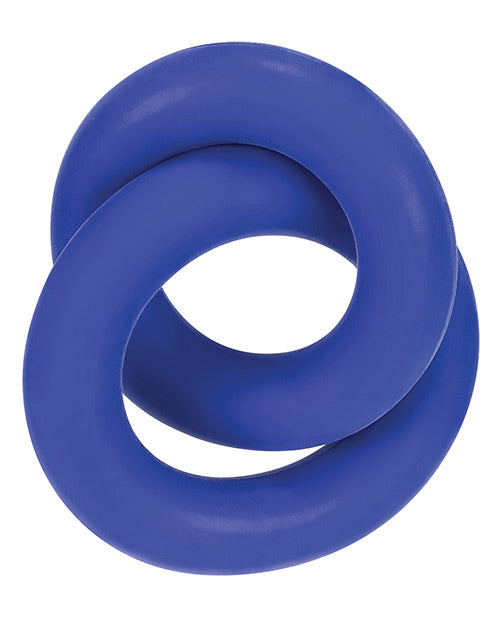 Hunky Junk Duo Linked Cock & Ball Rings - Cobalt - LUST Depot