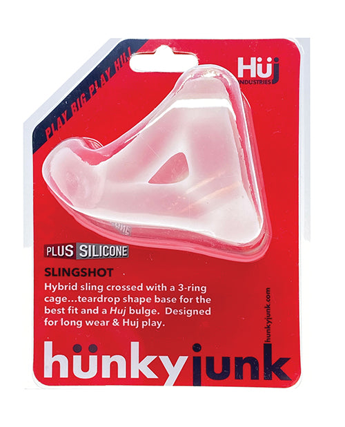 Hunky Junk Slingshot 3 Ring Teardrop - Ice - LUST Depot