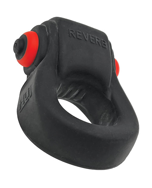 Hunkyjunk Revring Cock Ring W/vibe - Tar W/red Vibe - LUST Depot