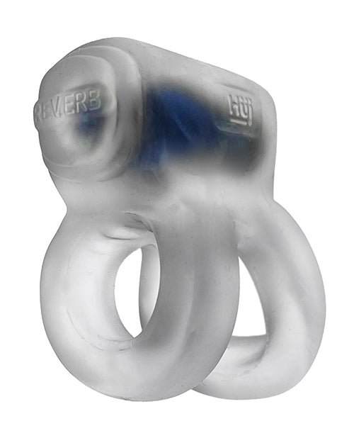 Hunkyjunk Revhammer Shaft Vibe Ring - Clear Ice W/blue Vibe - LUST Depot