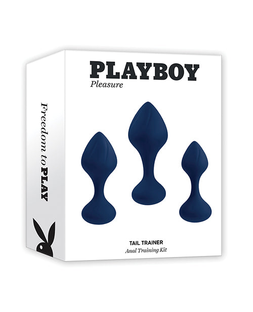 Playboy Pleasure Tail Trainer Anal Training Kit - Navy - LUST Depot