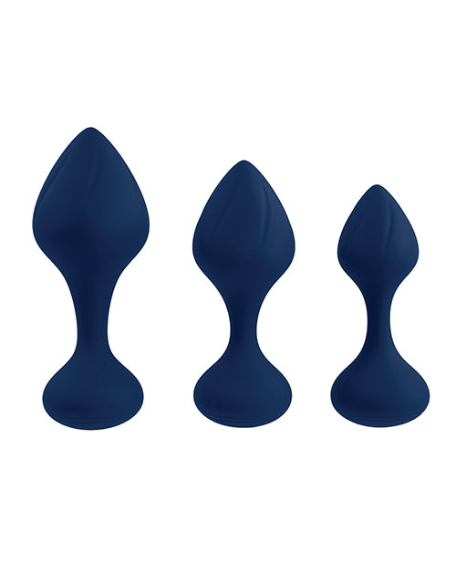 Playboy Pleasure Tail Trainer Anal Training Kit - Navy - LUST Depot