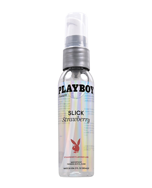 Playboy Pleasure Slick Lubricant - 2 Oz Strawberry - LUST Depot