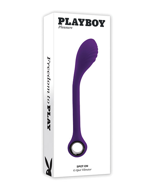 Playboy Pleasure Spot On G-spot Vibrator - Acai - LUST Depot