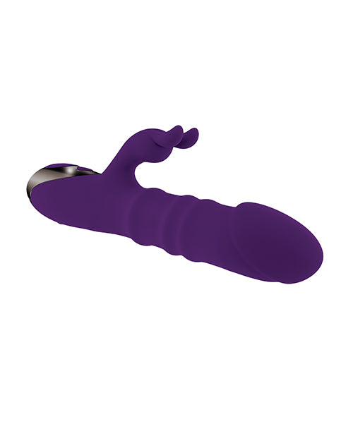 Playboy Pleasure Hop To It Rabbit Vibrator - Purple - LUST Depot