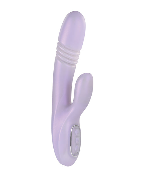 Playboy Pleasure Bumping Bunny Rabbit Vibrator - Pearly Pink - LUST Depot