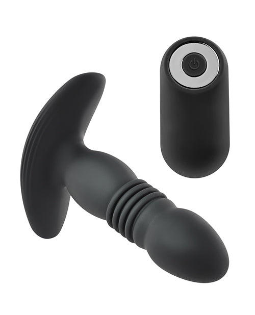 Playboy Pleasure Trust The Thrust Butt Plug - Black - LUST Depot