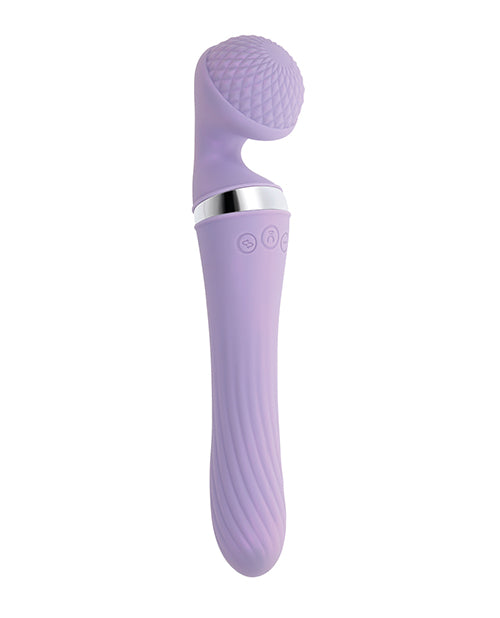 Playboy Pleasure Vibrato Wand Vibrator - Lilac - LUST Depot