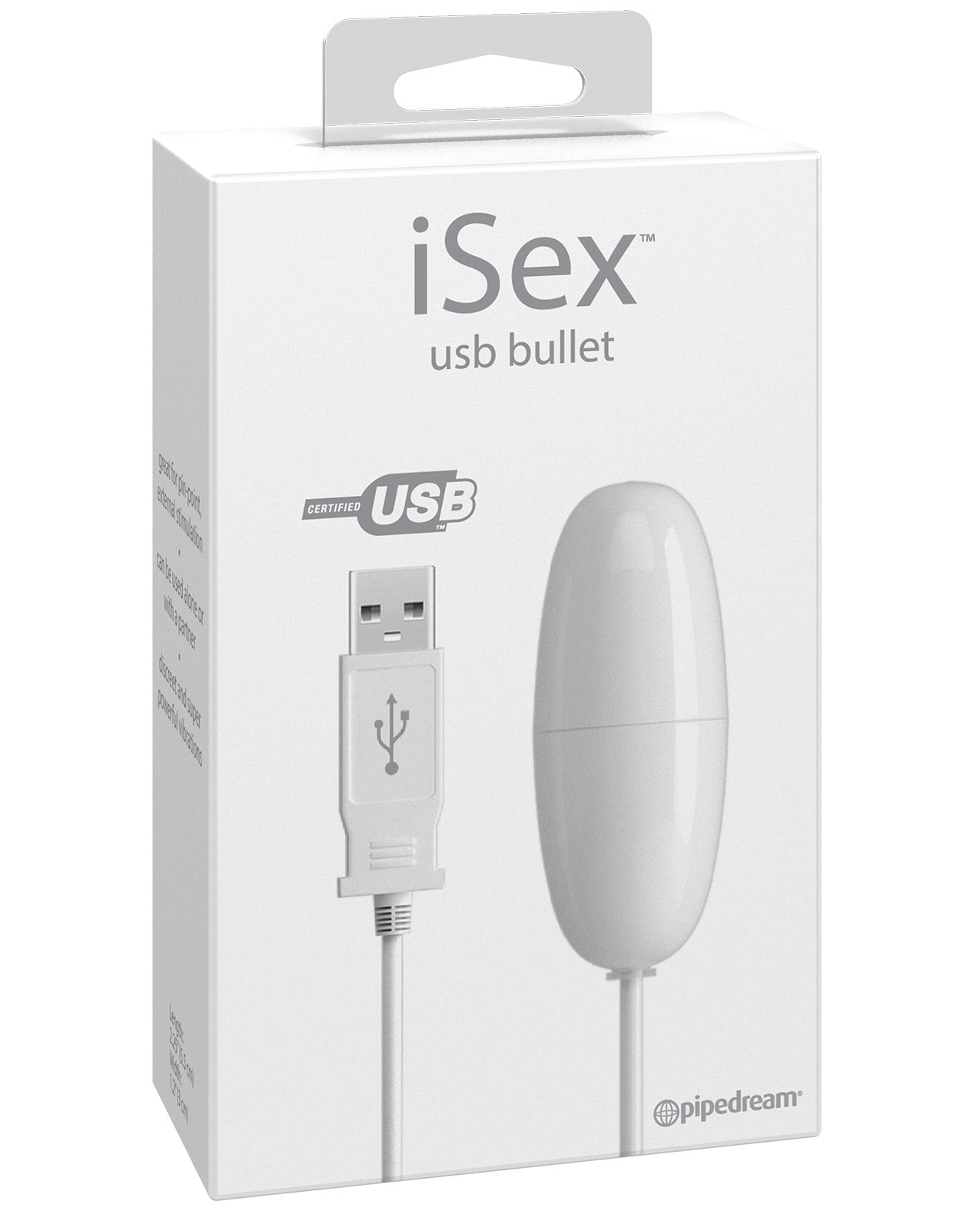 Isex Usb Mega Bullet - White - LUST Depot