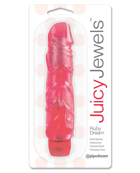 Juicy Jewels Ruby Dream Vibrator - Red - LUST Depot