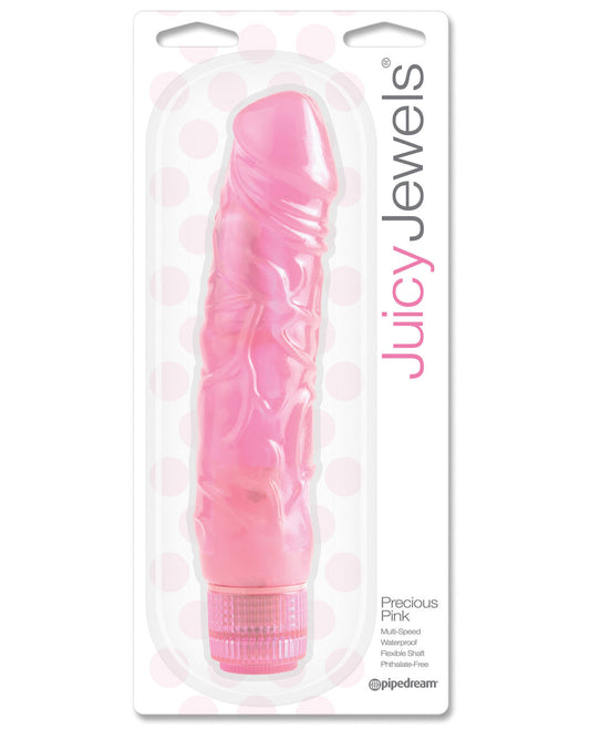 Juicy Jewels Precious Pink Vibrator - Pink - LUST Depot