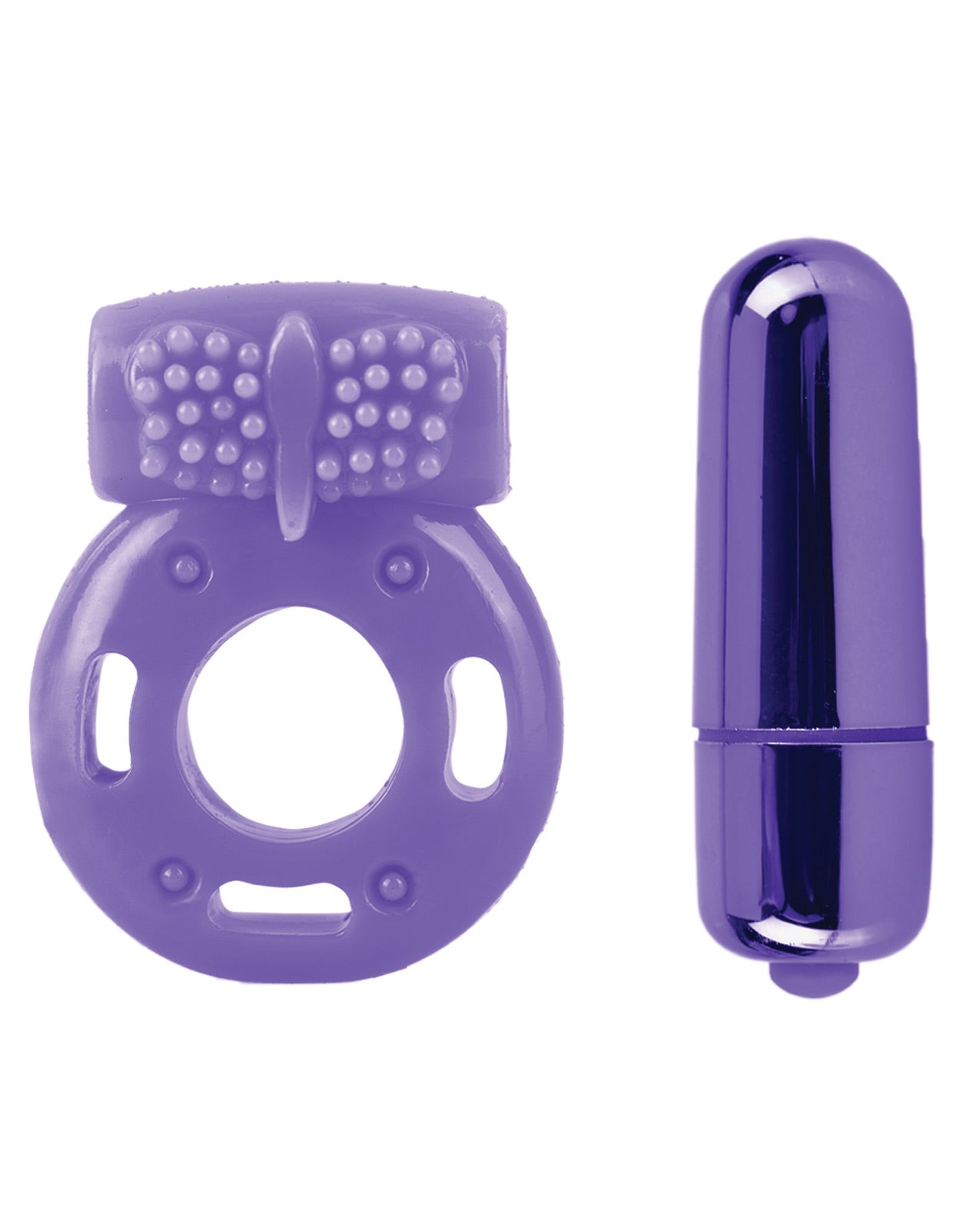 Neon Luv Touch Vibrating Couples Kit - Purple - LUST Depot