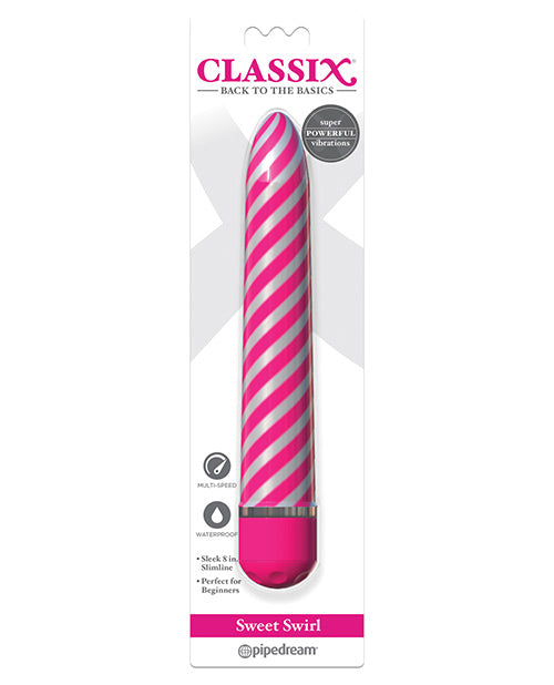 Classix Sweet Swirl Vibrator - Pink - LUST Depot