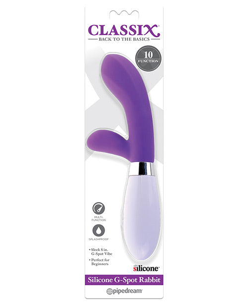 Classix Silicone G-spot Rabbit - Purple - LUST Depot