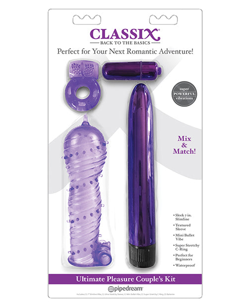 Classix Ultimate Pleasure Couples Kit - Purple - LUST Depot