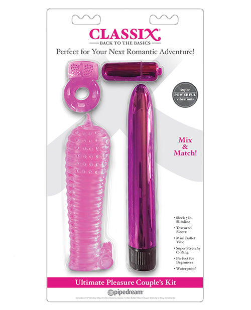 Classix Ultimate Pleasure Couples Kit - Pink - LUST Depot