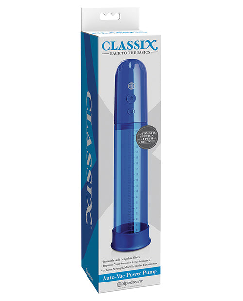 Classix Auto Vac Power Pump - Blue - LUST Depot