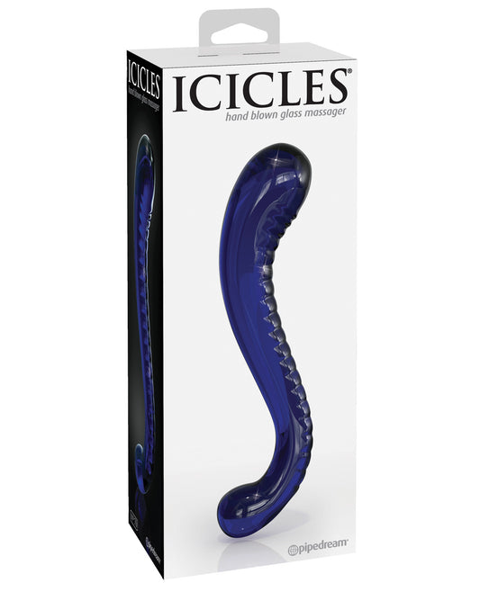 Icicles No. 70 Hand Blown Glass G-spot Dildo - Purple - LUST Depot