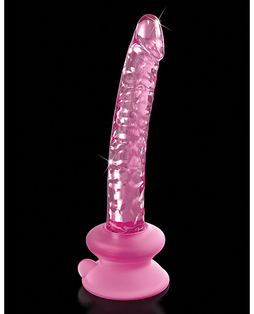 Icicles No. 86 Hand Blown Glass Massager W-suction Cup - Pink - LUST Depot