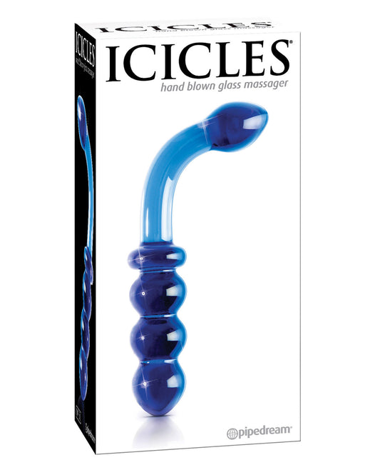 Icicles No. 31 Hand Blown Glass - Blue G Spot - LUST Depot