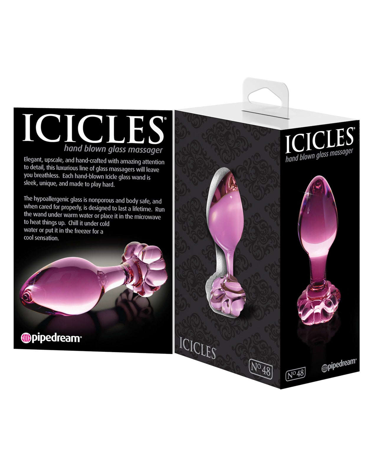 Icicles No. 48 Butt Plug - Pink - LUST Depot