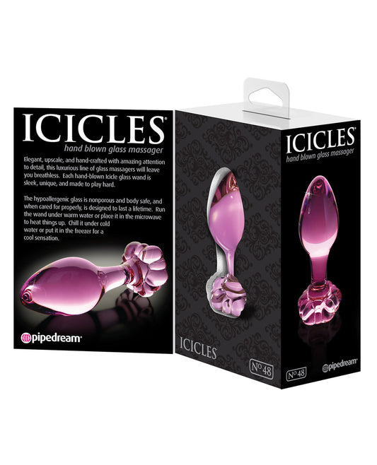 Icicles No. 48 Butt Plug - Pink - LUST Depot