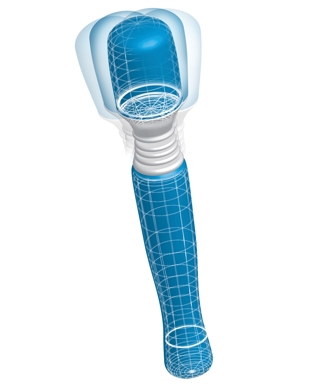 Mini Wanachi Massager Waterproof - Blue - LUST Depot