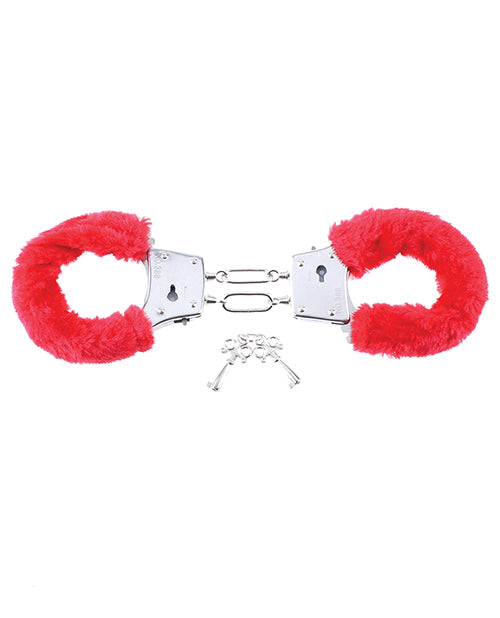 Fetish Fantasy Series Beginner's Furry Cuffs - Red - LUST Depot