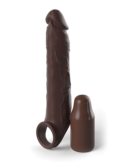 Fantasy X-tensions Elite 7" Extension W-strap - Brown - LUST Depot