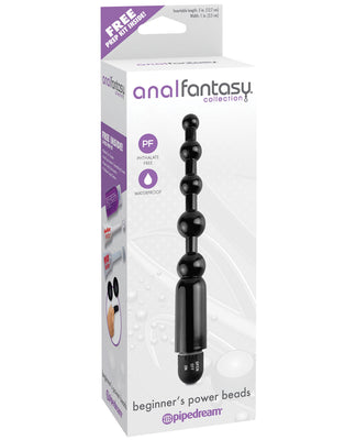 Anal Fantasy Collection Beginners Power Beads - Black