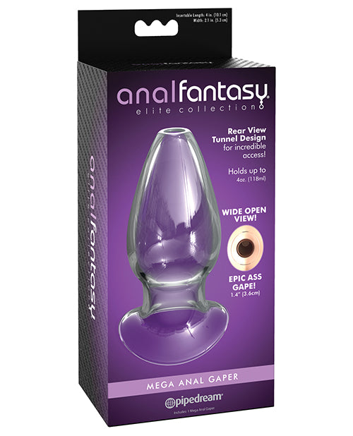 Anal Fantasy Elite Mega Anal Glass Gaper - Clear - LUST Depot