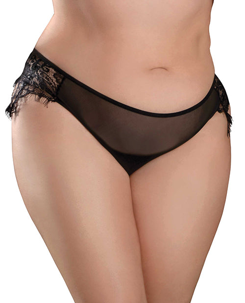 Hookup Panties Remote Princess Panty Black Xl-xxl - LUST Depot