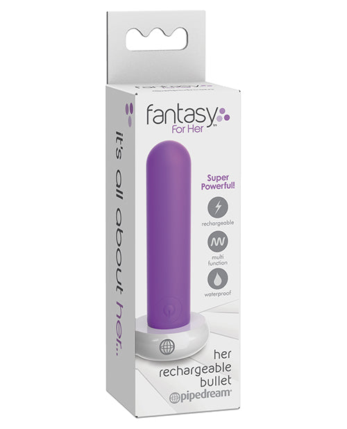 Fantasy For Her Rechargable Bullet - Purple - LUST Depot